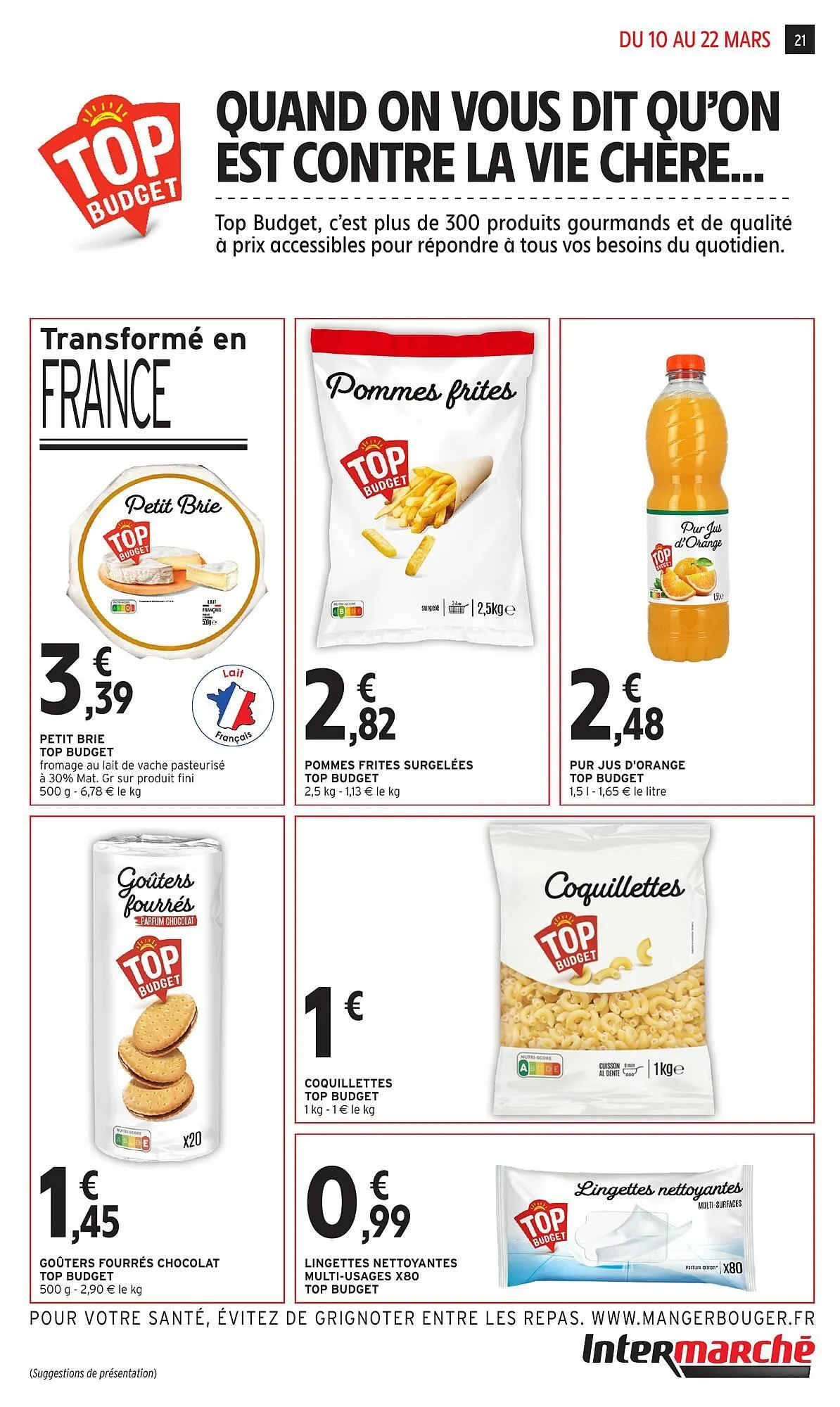 Catalogue Intermarché du 10 mars au 22 mars 2026 - Catalogue page 21