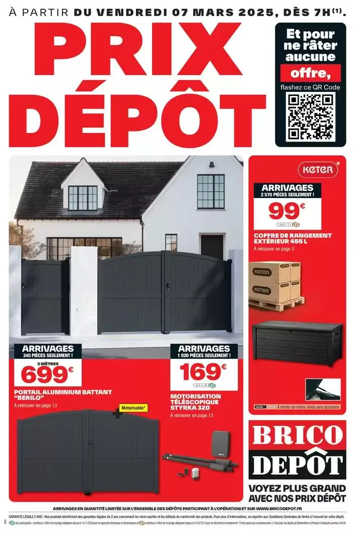 Voyez plus grand avec nos prix dépôts ! du 7 mars au 20 mars 2025 - Catalogue page 1