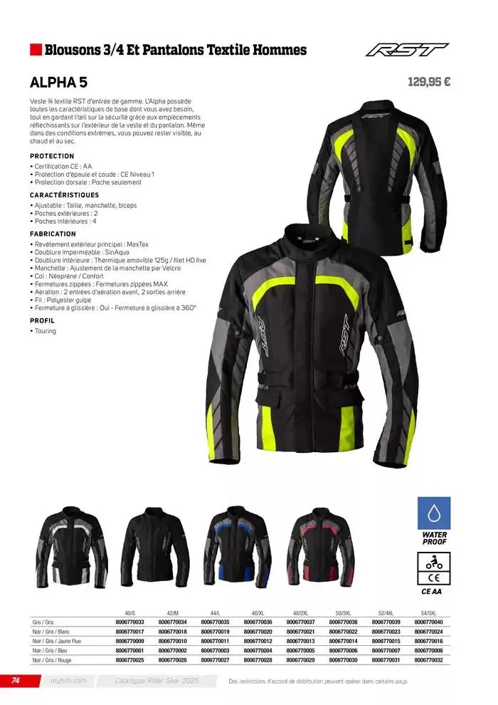 RST 2025 du 20 mars au 31 décembre 2025 - Catalogue page 74
