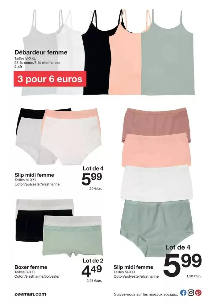 Nos basiques intemporels vont bien avec tout. du 3 mars au 14 mars 2025 - Catalogue page 24