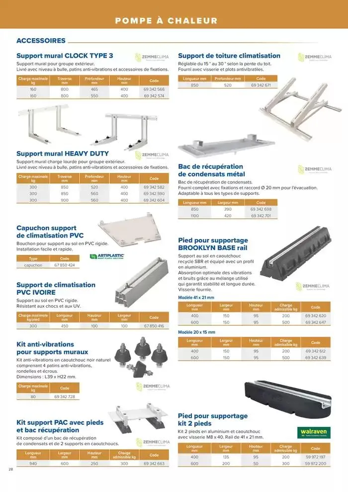 L'UNIVERS CHAUFFAGE, CLIMATISATION & PHOTOVOLTAÏQUE du 1 janvier au 31 décembre 2026 - Catalogue page 28