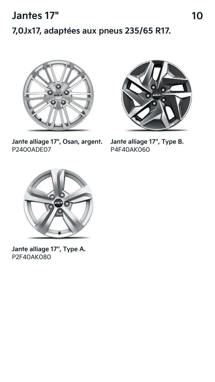 KIA Sorento Hybride - Accessoires du 13 juin au 4 juin 2025 - Catalogue page 10