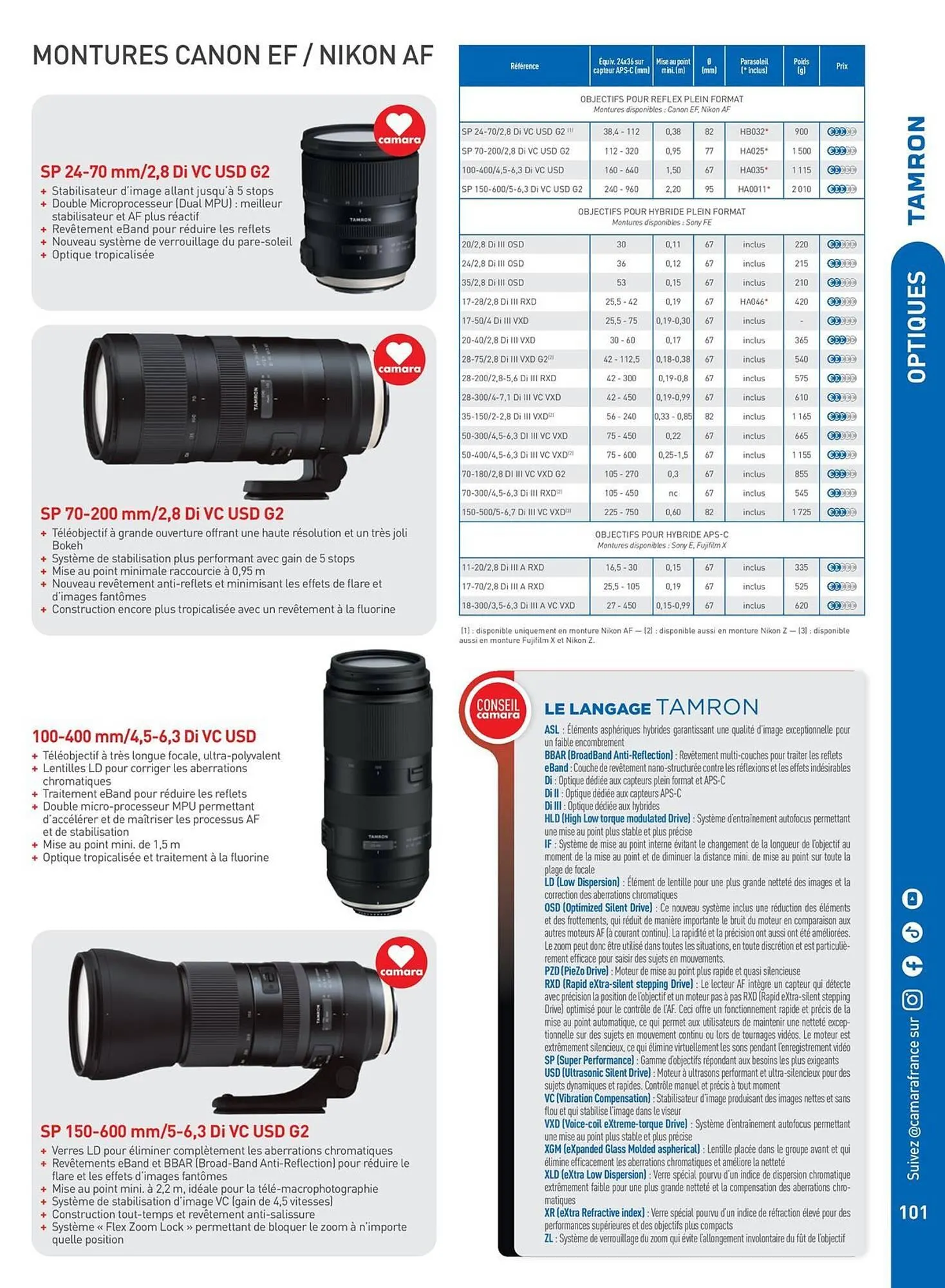 Catalogue Camara du 2 juillet au 31 décembre 2025 - Catalogue page 101