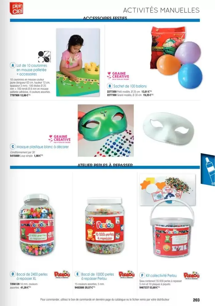 Écoles et loisirs 2025 du 1 janvier au 31 décembre 2025 - Catalogue page 203