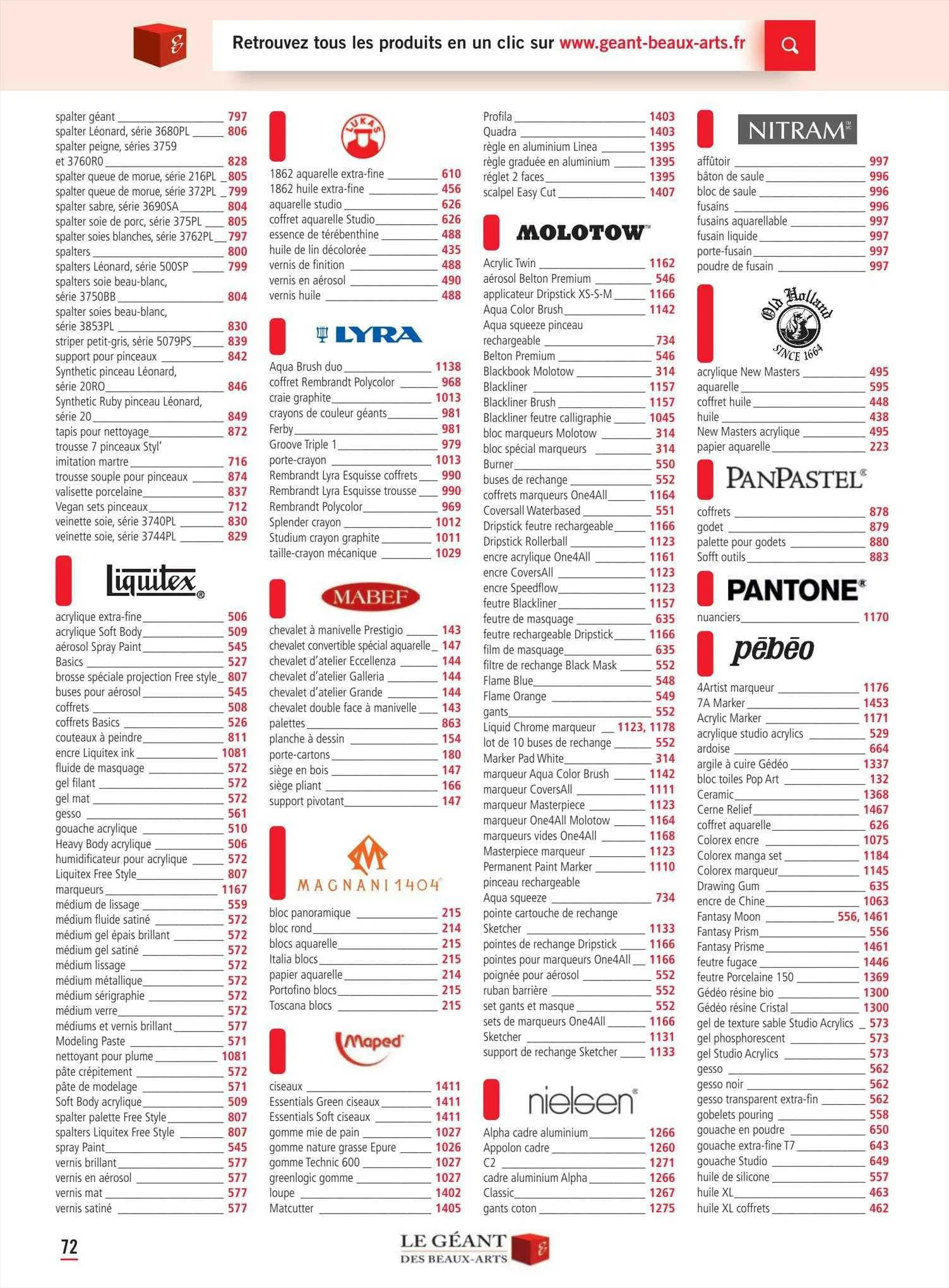 Catalogue Le Géant Des Beaux-Arts du 1 mars au 31 décembre 2023 - Catalogue page 74