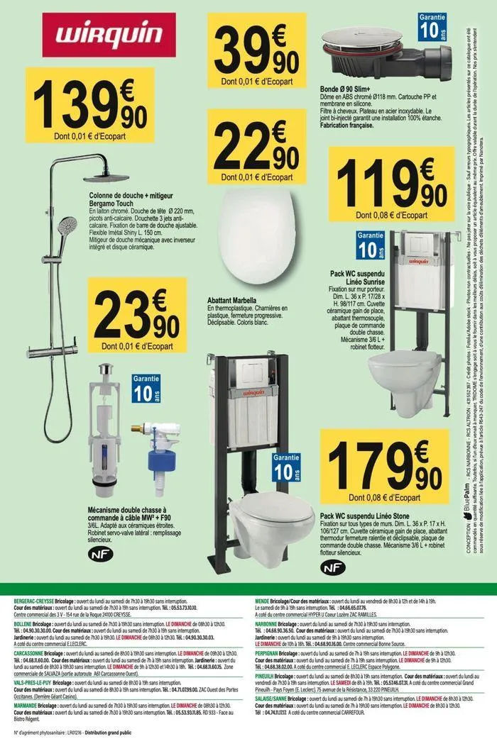 Travaux d'été du 6 août au 24 août 2024 - Catalogue page 7