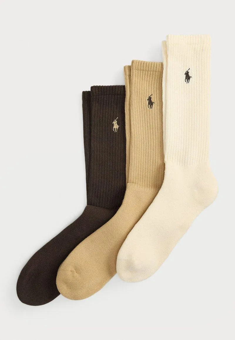 COTTON-BLEND CREW SOCK 3 PACK - Chaussettes