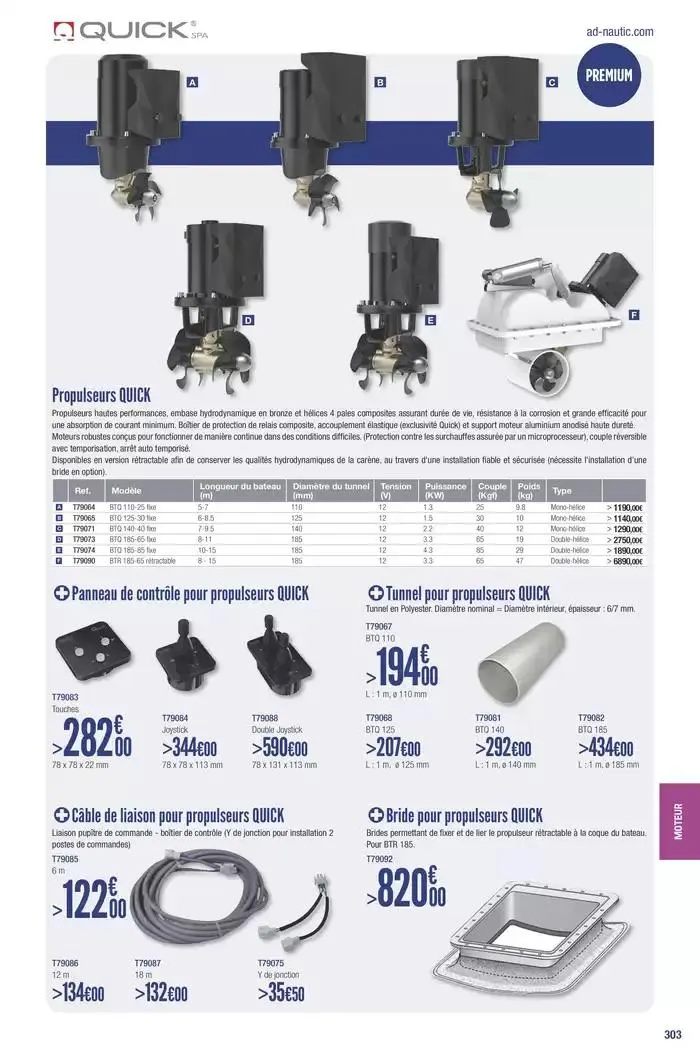Catalogue Accastillage Diffusion 2025 du 1 janvier au 31 décembre 2025 - Catalogue page 305
