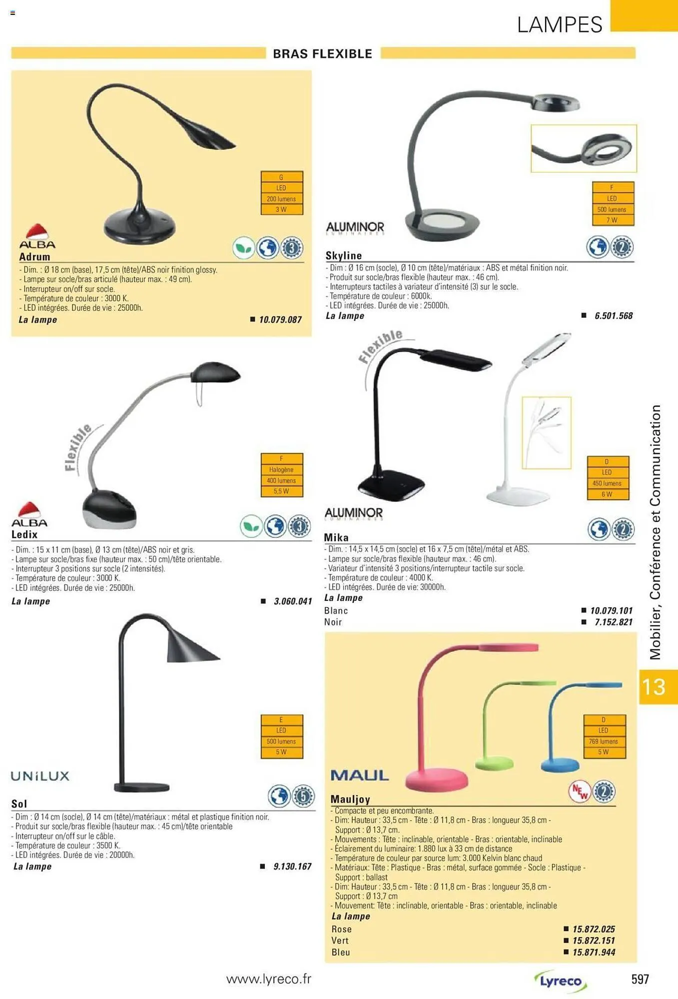 Catalogue Lyreco du 15 mai au 31 décembre 2023 - Catalogue page 597