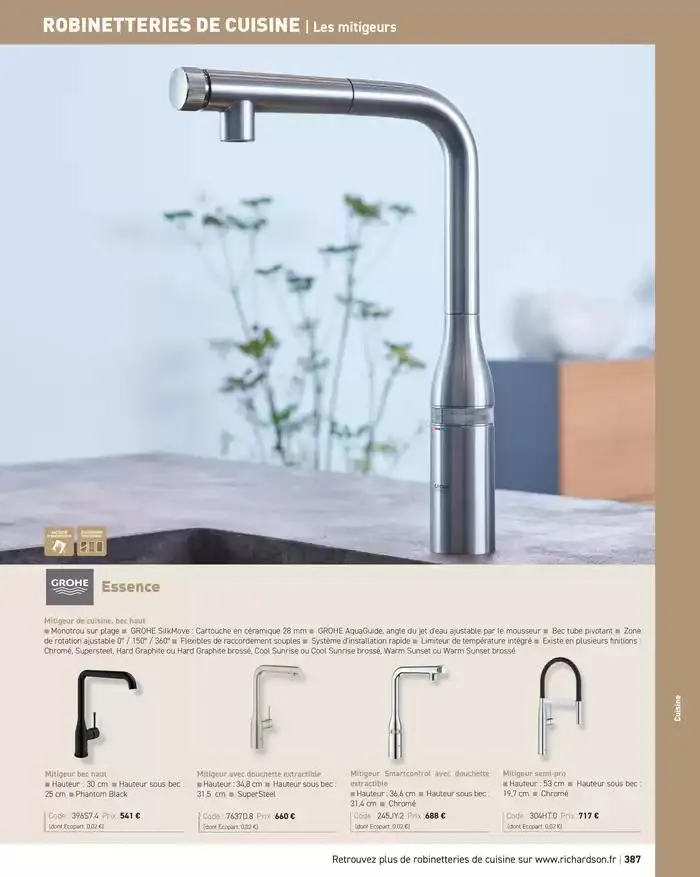 SALLE DE DE BAINS ET CARRELAGE 2025 du 11 avril au 31 décembre 2025 - Catalogue page 389