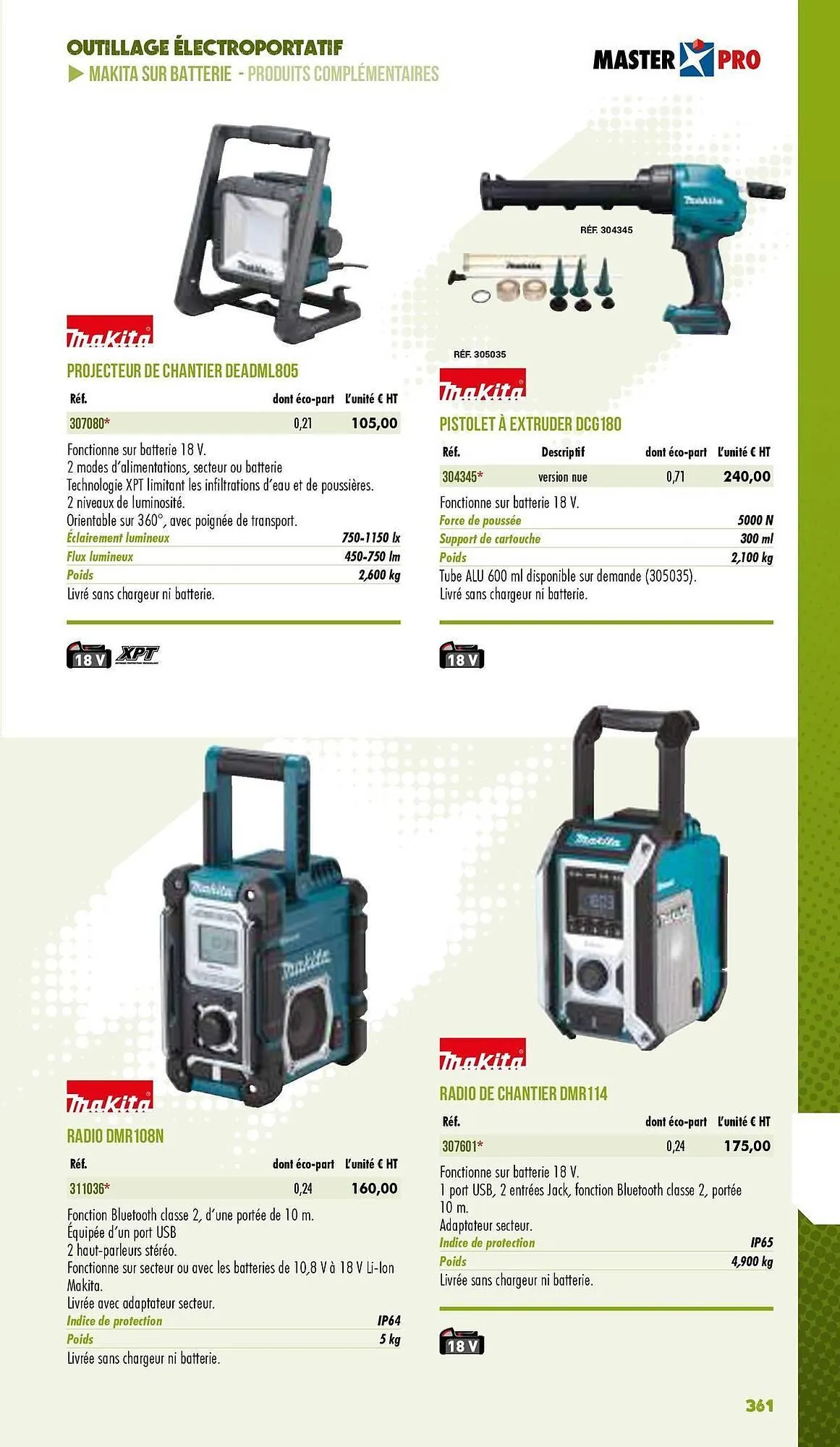 Catalogue Master Pro du 3 janvier au 31 décembre 2025 - Catalogue page 363