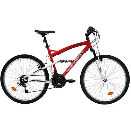 Vélo VTT 26'' Tout Suspendu Homme Freerider 18 Vitesses - Freins V-Brake