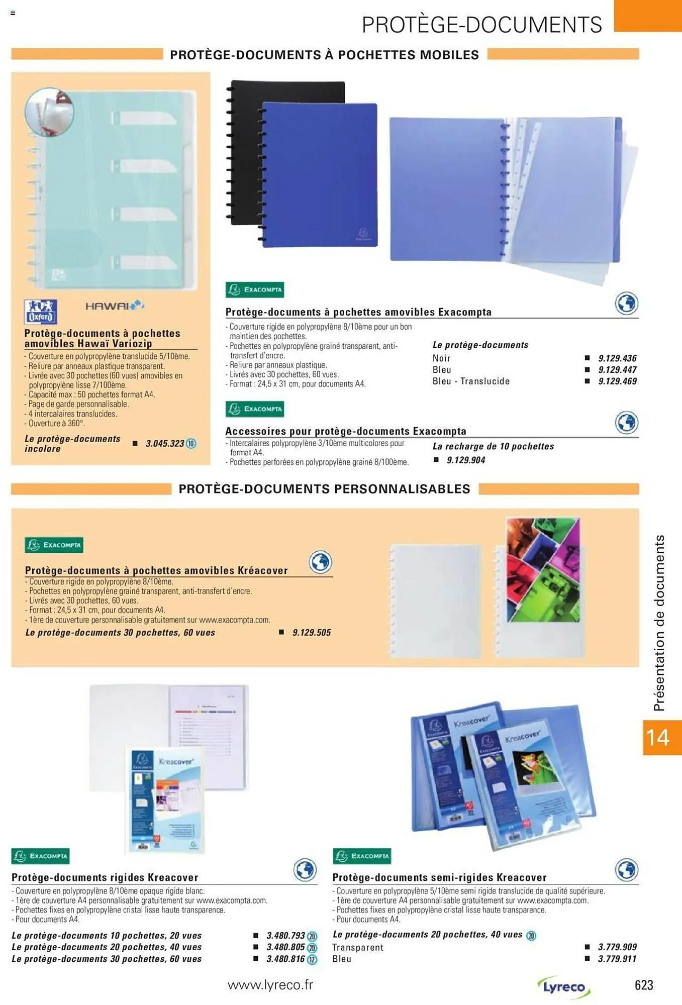 Catalogue Lyreco du 15 mai au 31 décembre 2023 - Catalogue page 623