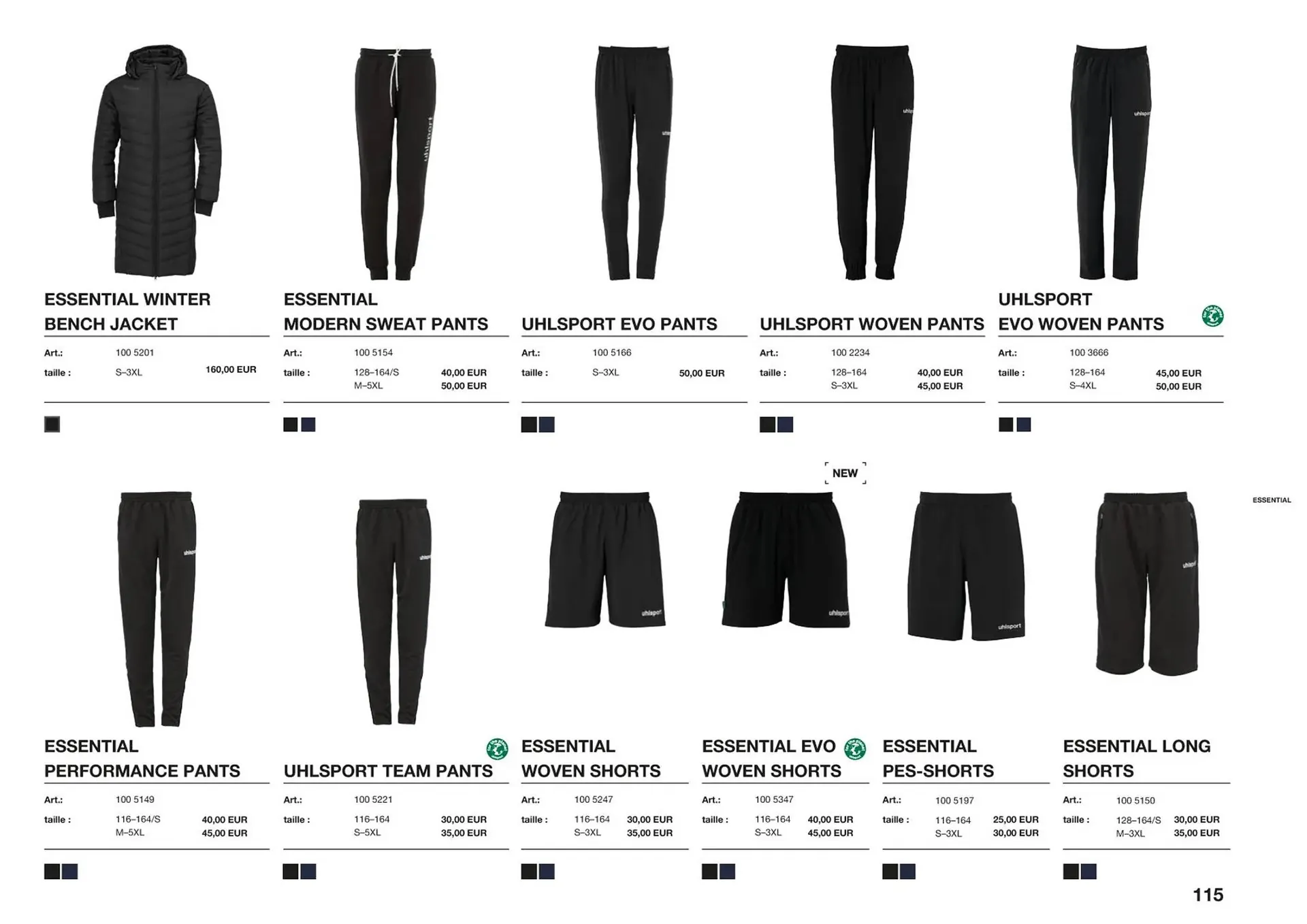 Catalogue Uhlsport du 1 mars au 31 décembre 2023 - Catalogue page 115