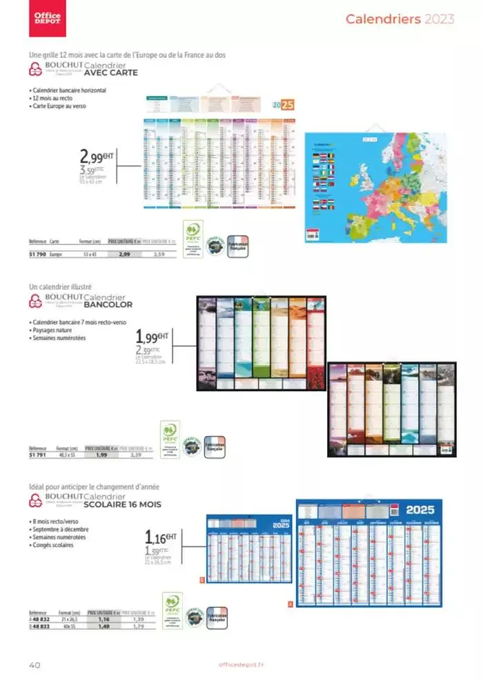 Catalogue agendas de bureau 2024-2025 du 8 octobre au 31 décembre 2025 - Catalogue page 33