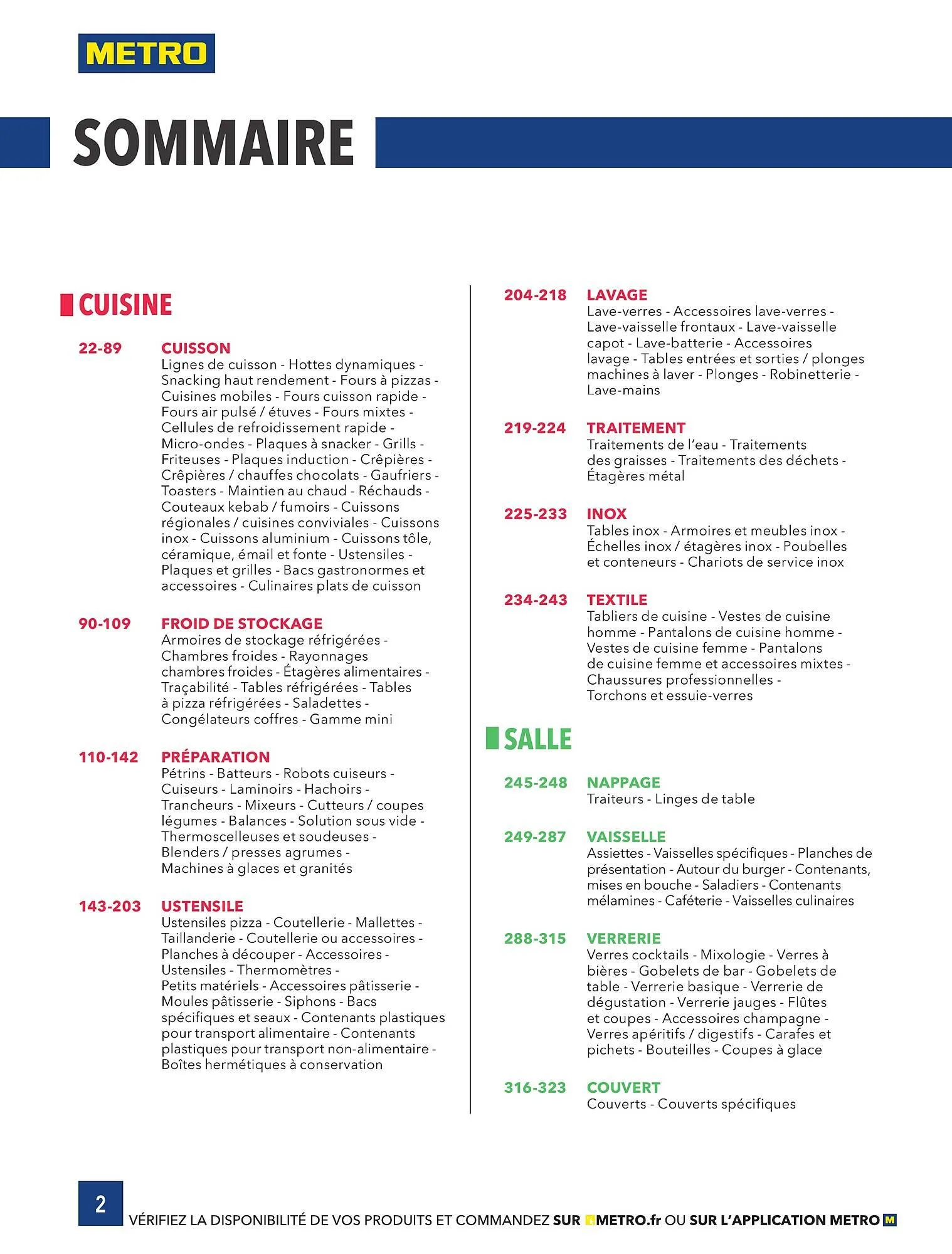 Catalogue METRO du 1 janvier au 31 décembre 2026 - Catalogue page 2