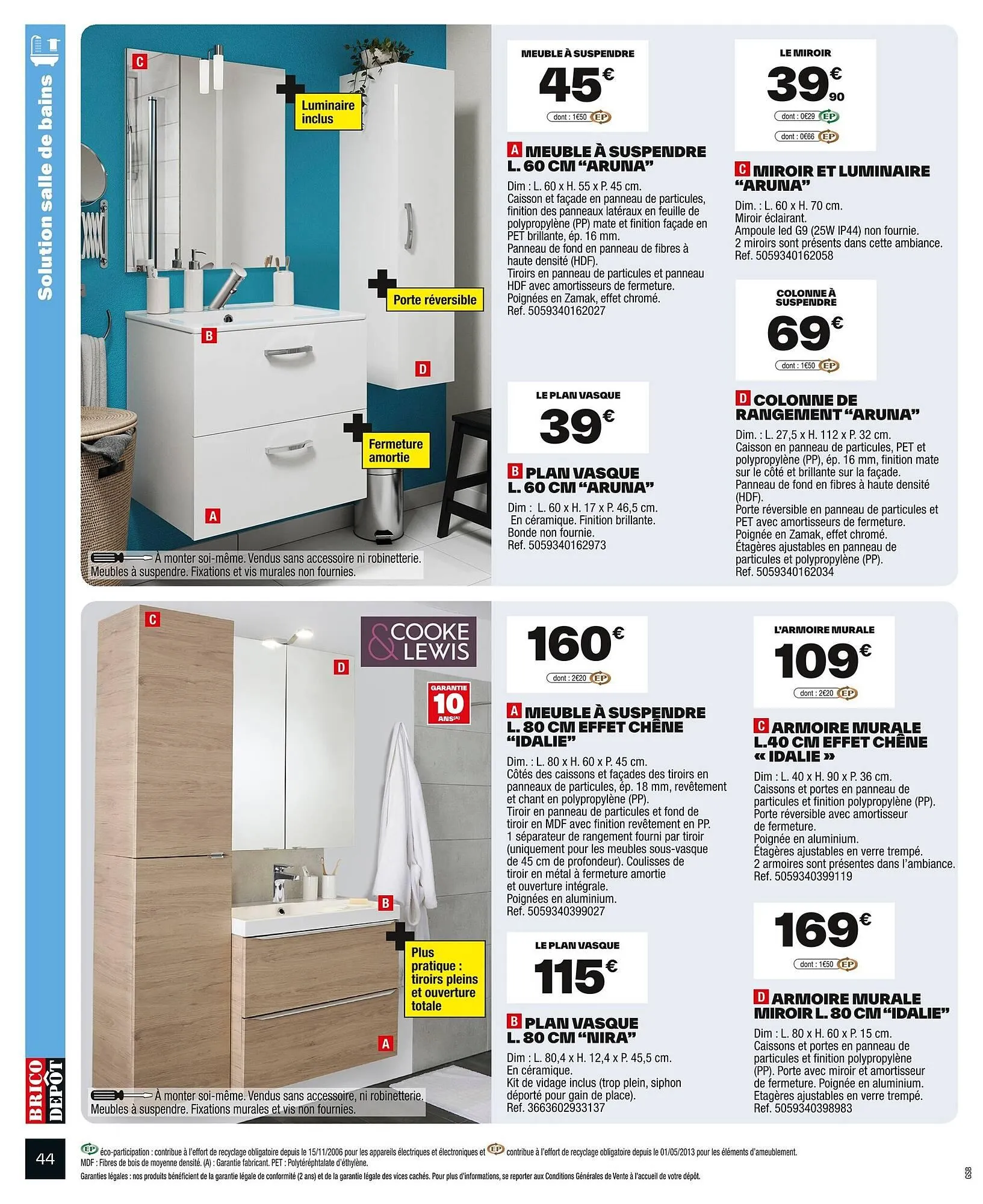 Catalogue Brico Dépôt du 20 juin au 3 juillet 2025 - Catalogue page 44