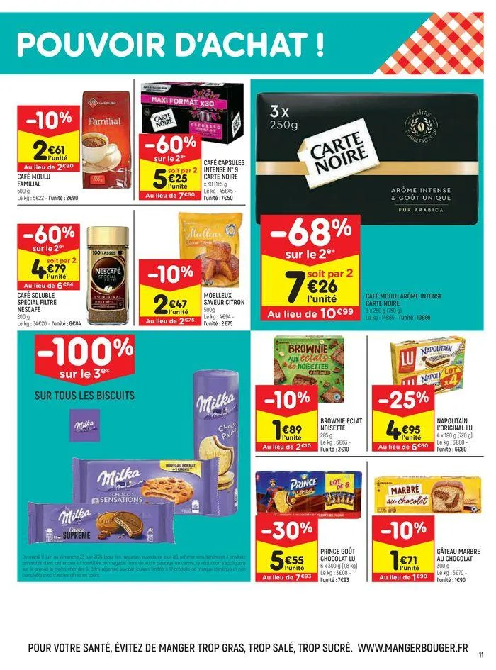 FRAPPE FORT SUR LES PRIX du 11 juin au 23 juin 2024 - Catalogue page 11