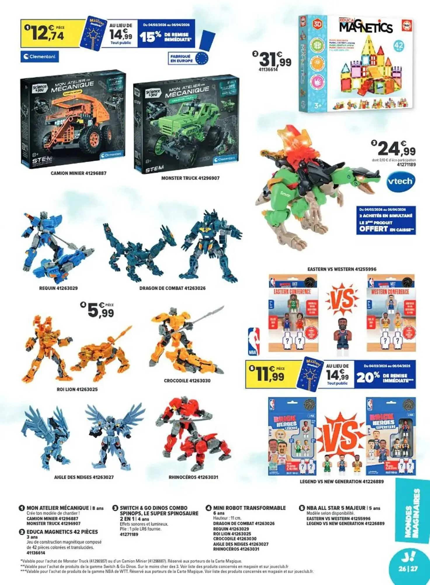 Catalogue JouéClub du 3 mars au 6 avril 2026 - Catalogue page 27