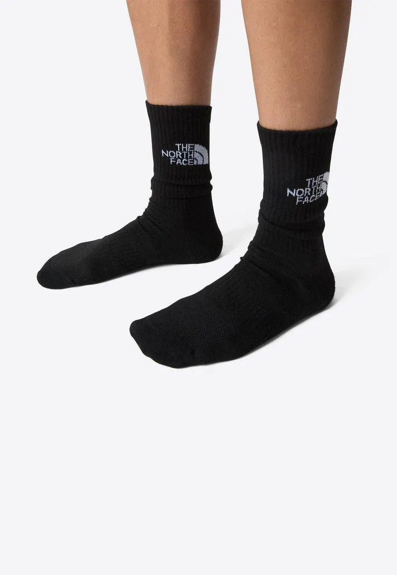 MULTI CUSH CREW SOCK 3 PACK - Chaussettes de sport - tnf black