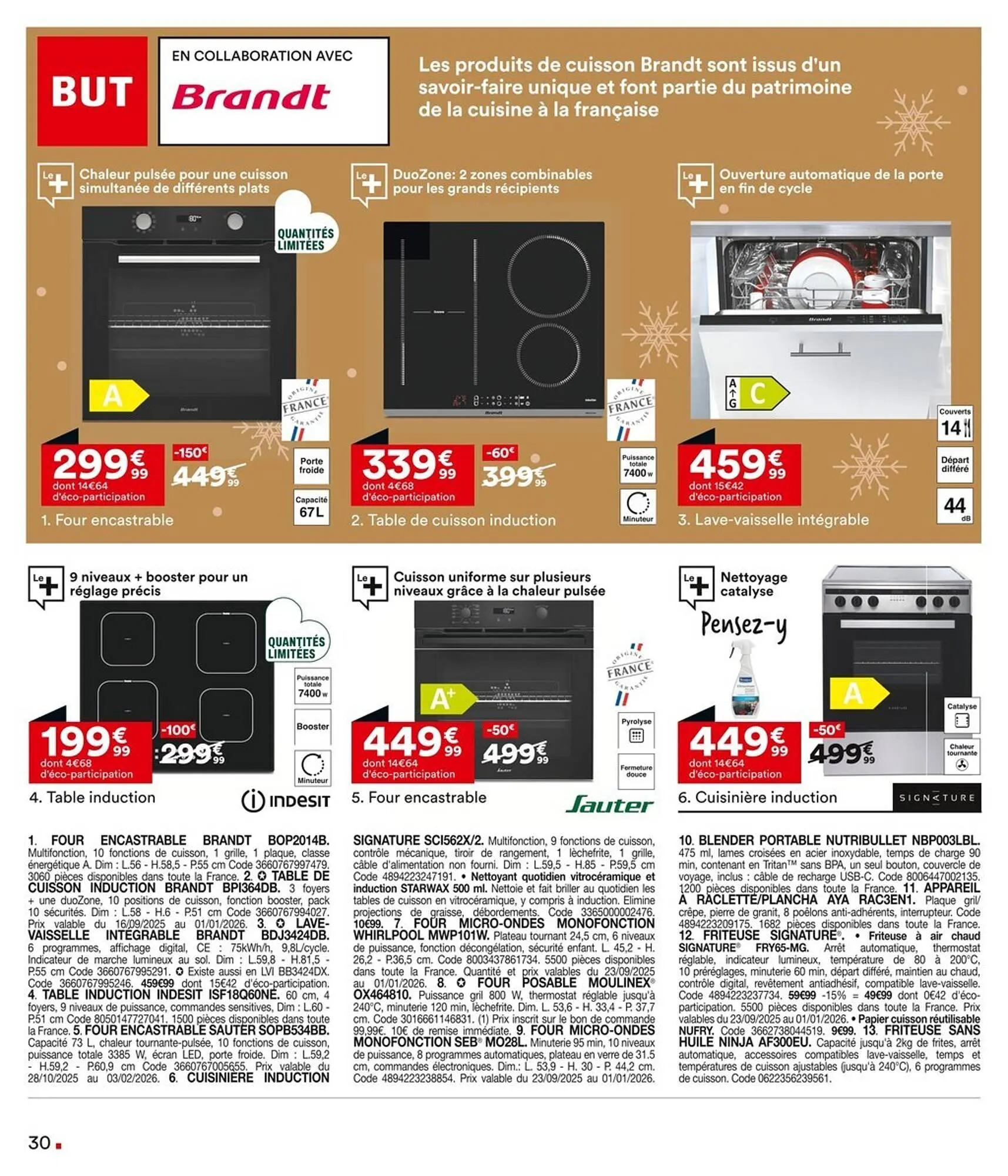 Catalogue BUT du 28 octobre au 1 janvier 2026 - Catalogue page 30