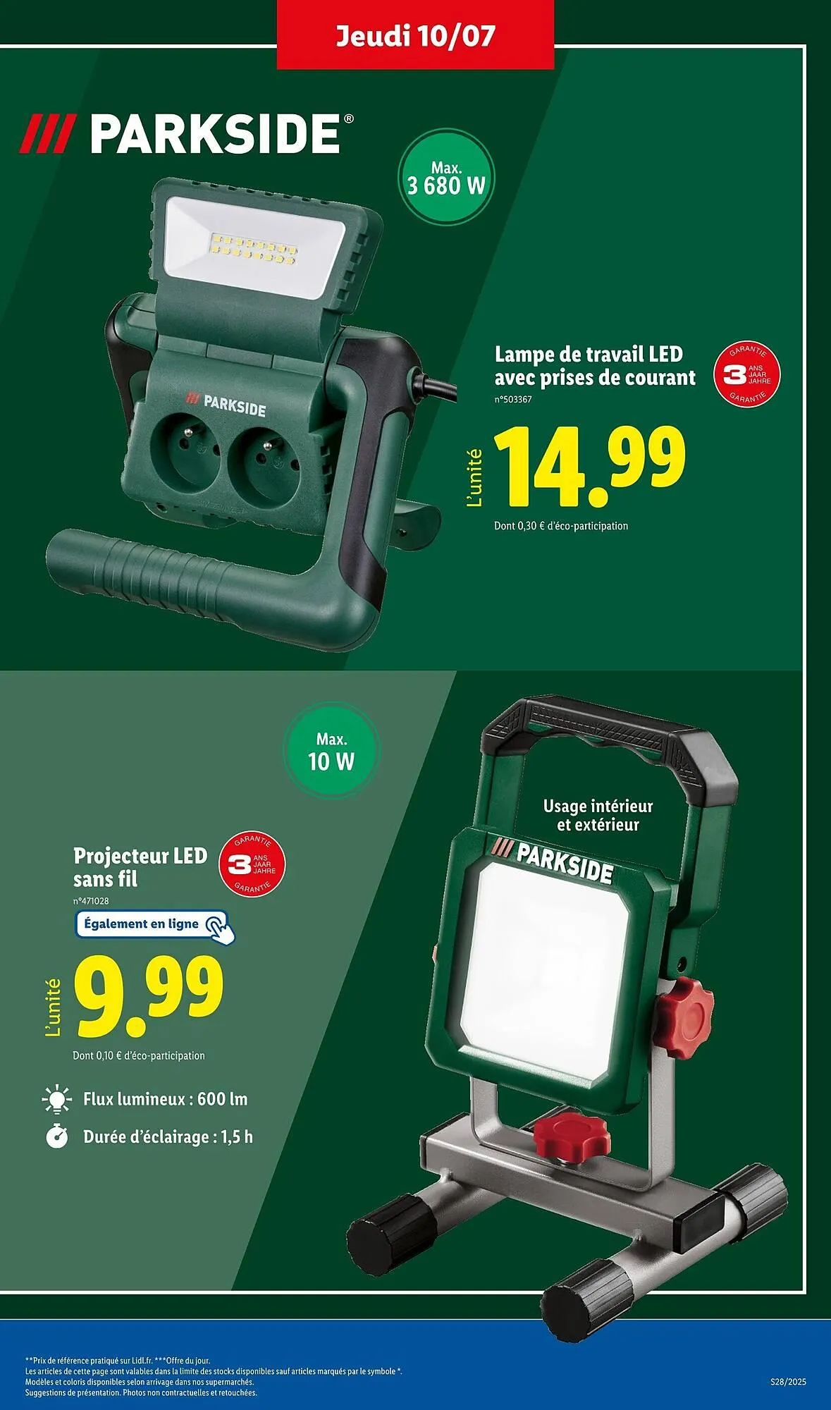 Catalogue Lidl du 10 juillet au 14 juillet 2025 - Catalogue page 3