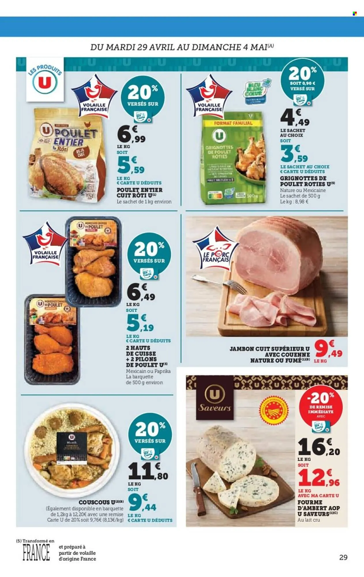 Catalogue Super U du 29 avril au 11 mai 2025 - Catalogue page 29