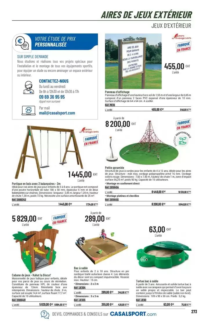 ÉQUIPEMENT SPORTIF du 6 mars au 31 décembre 2025 - Catalogue page 245