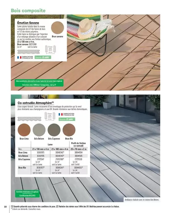 Aménagements Extérieurs 2025 du 1 janvier au 31 décembre 2025 - Catalogue page 18