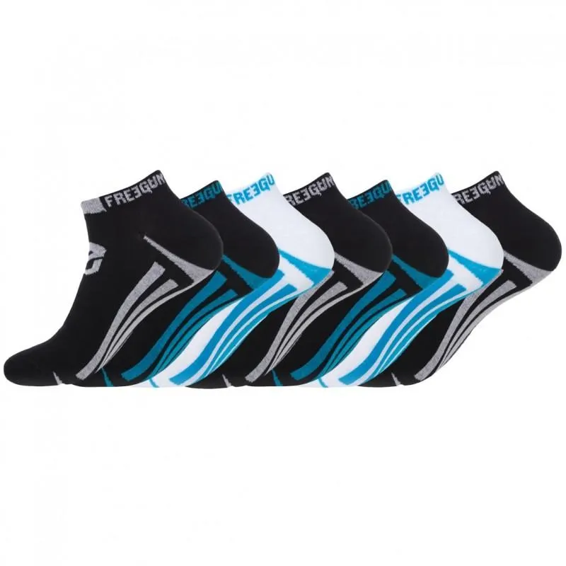 Lot de 7 Paires de Chaussettes Freegun Socquettes homme