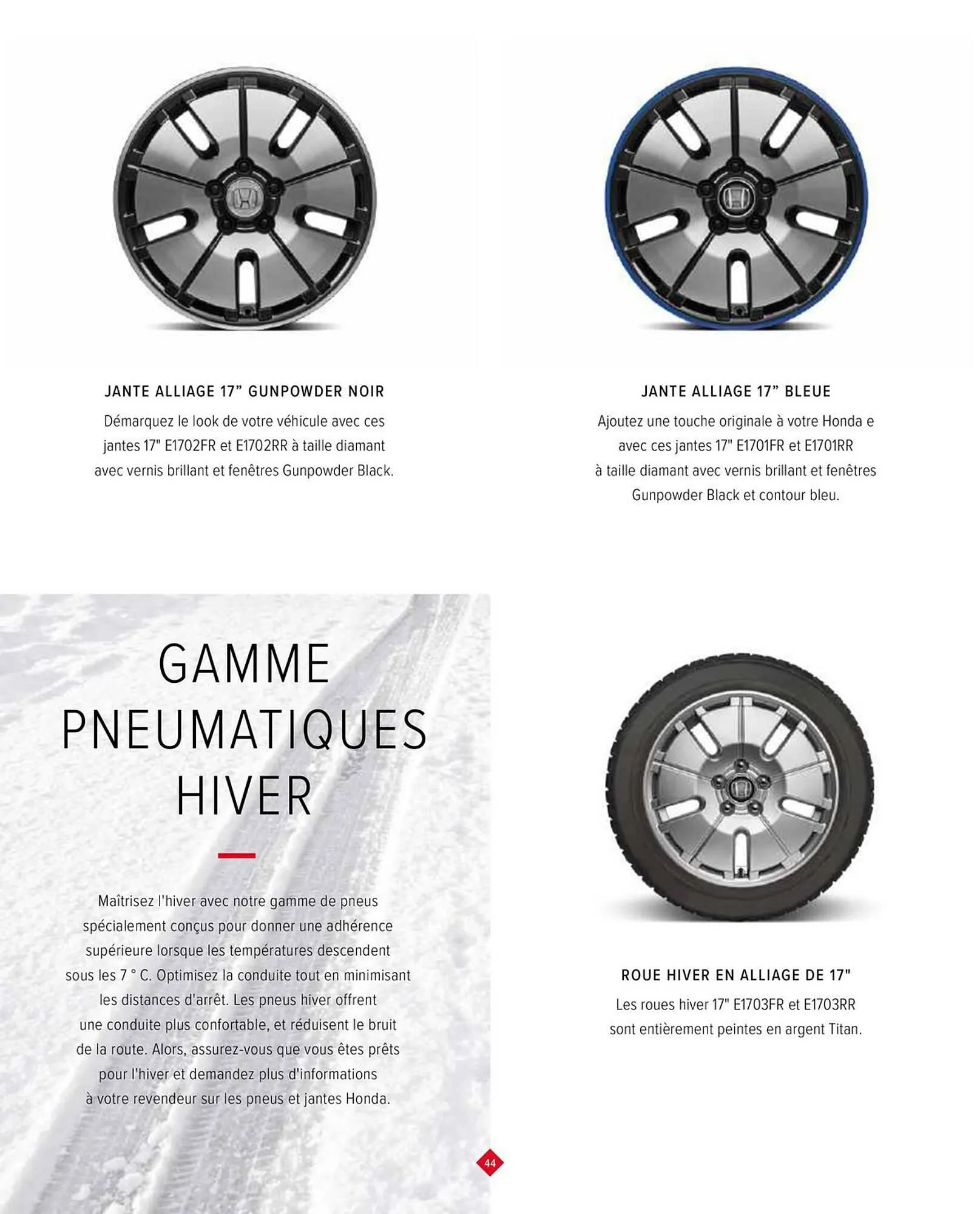 Catalogue Honda du 11 octobre au 30 novembre 2023 - Catalogue page 46