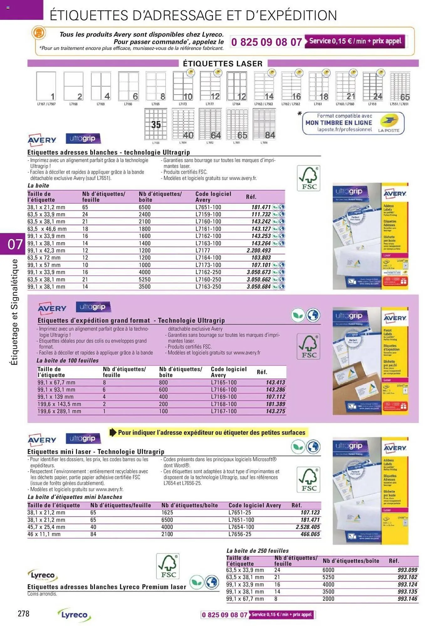 Catalogue Lyreco du 15 mai au 31 décembre 2023 - Catalogue page 278