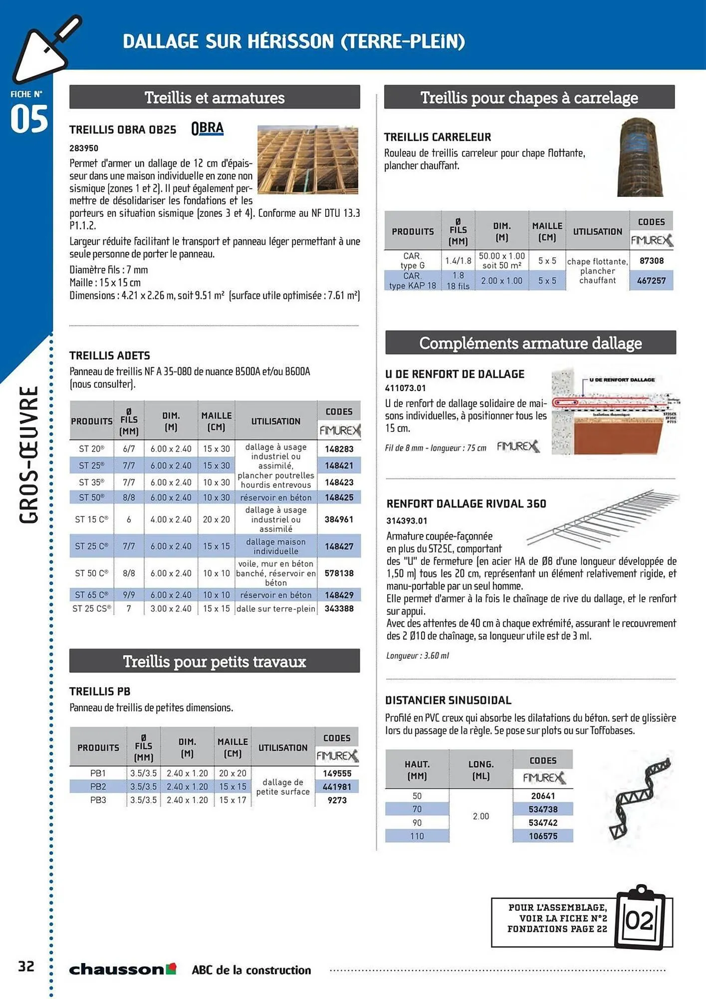 Catalogue Chausson Matériaux du 2 mai au 31 décembre 2025 - Catalogue page 34