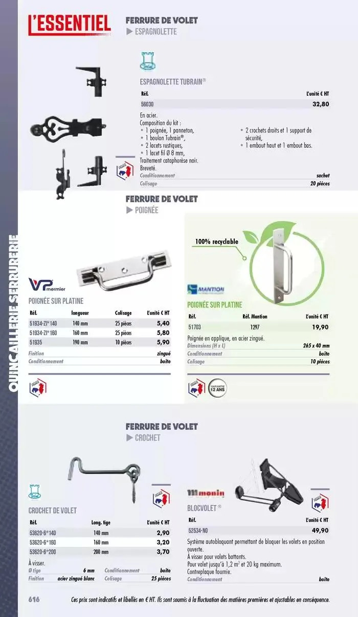 Essentiel Industrie 2025 du 3 janvier au 31 décembre 2025 - Catalogue page 618