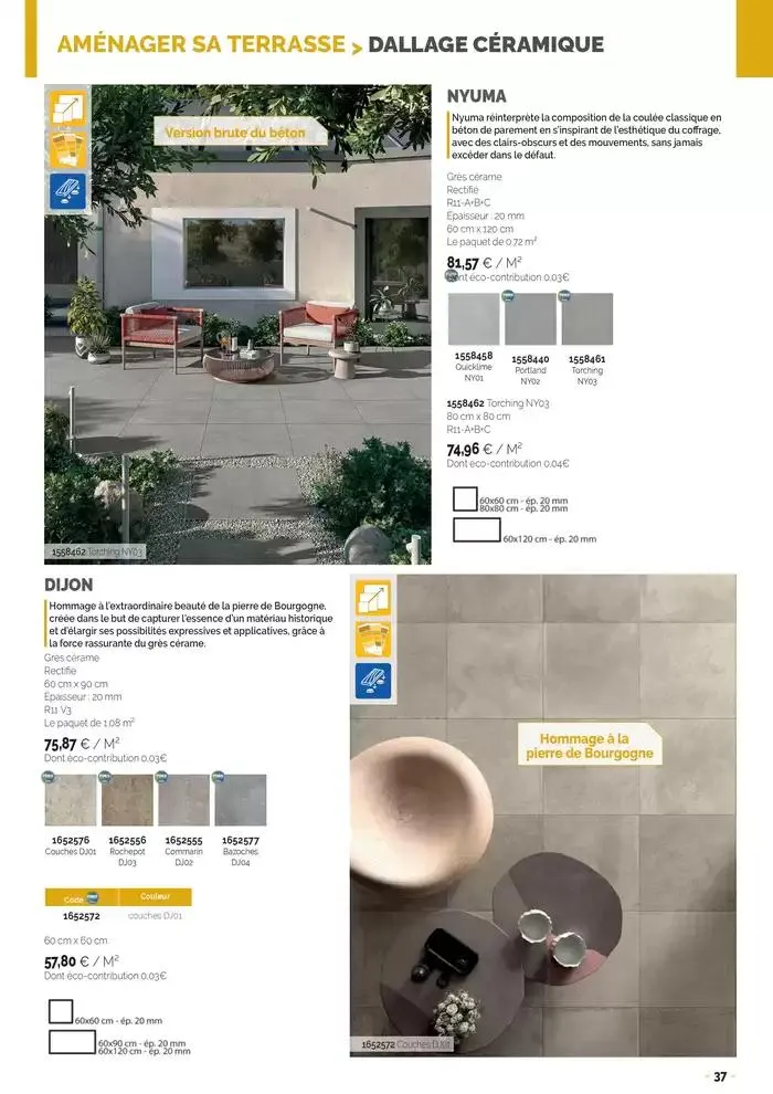 Aménagements Extérieurs 2025 du 26 mars au 31 décembre 2025 - Catalogue page 37