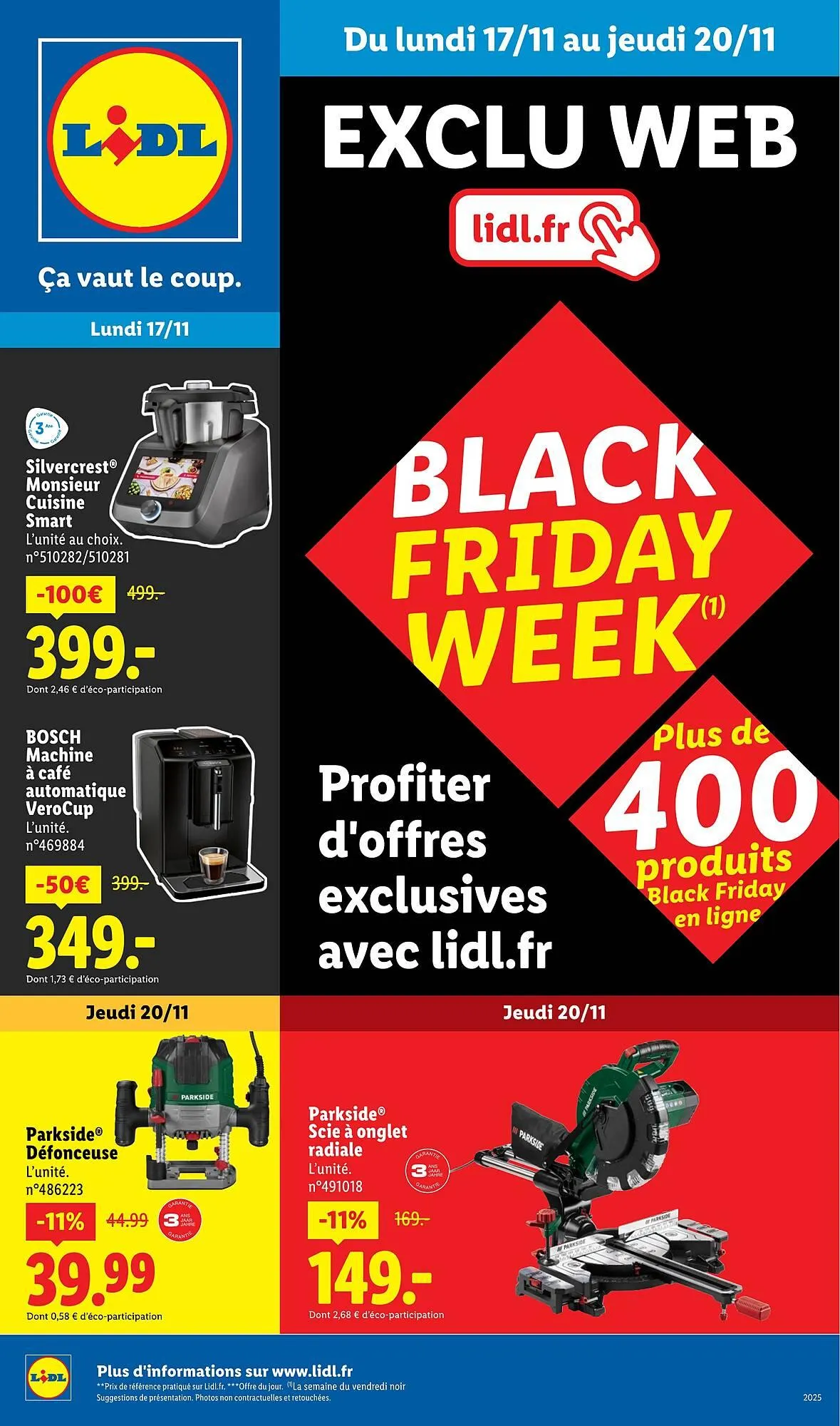 Catalogue Lidl du 17 novembre au 20 novembre 2025 - Catalogue page 1