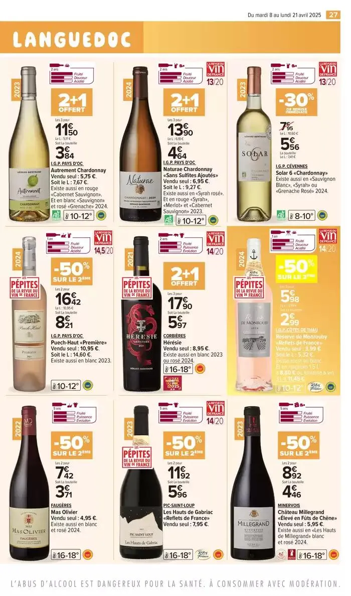 FOIRE AUX VINS DE PRINTEMPS du 8 avril au 21 avril 2025 - Catalogue page 29