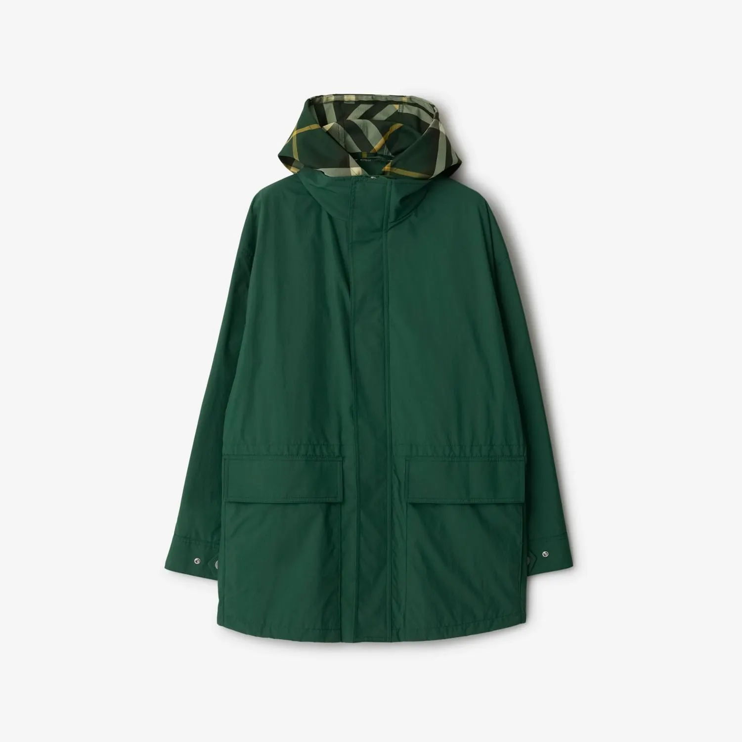 Veste en nylon à capuche Check