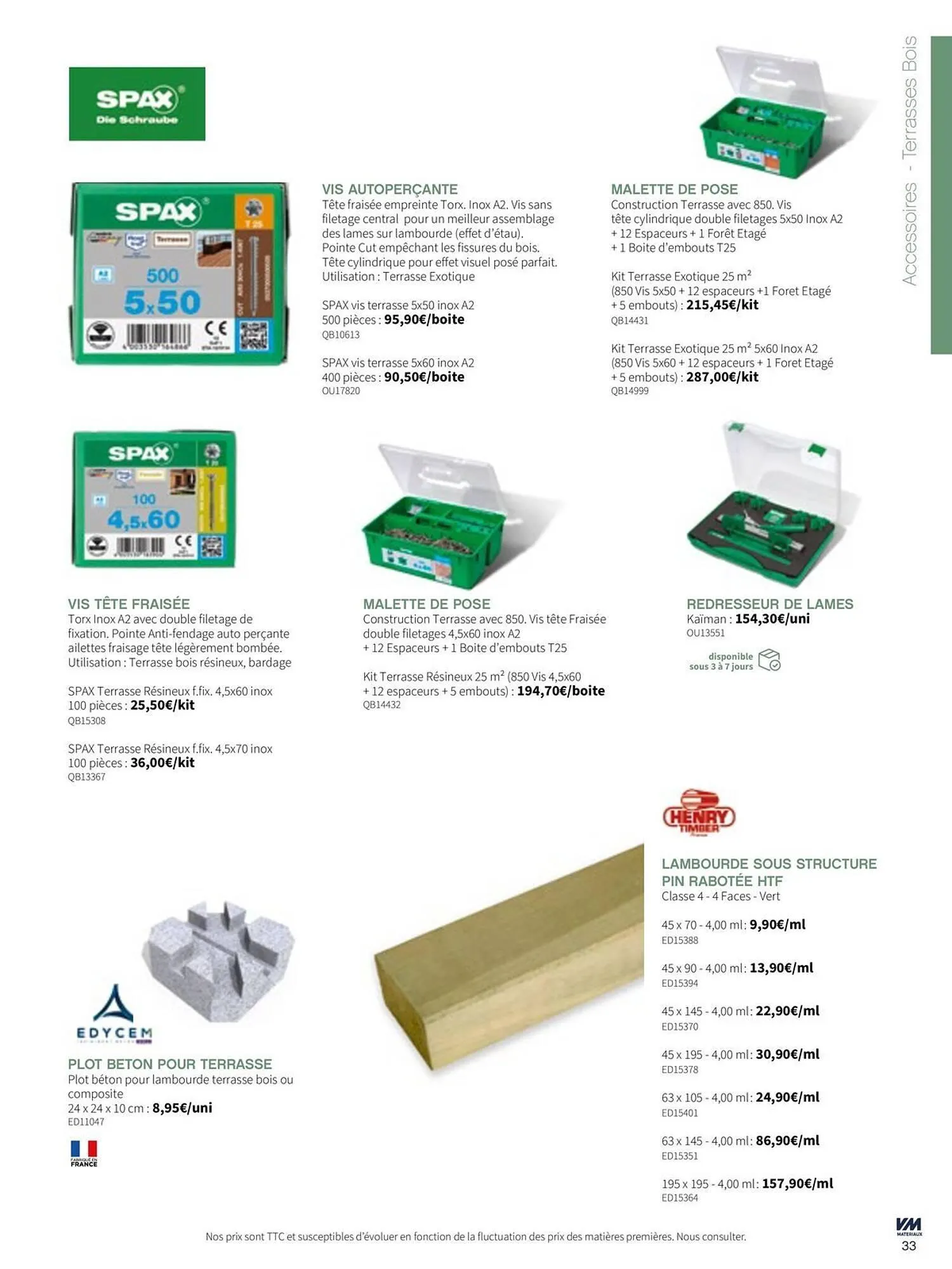 Catalogue VM Matériaux du 11 juin au 30 juin 2026 - Catalogue page 33