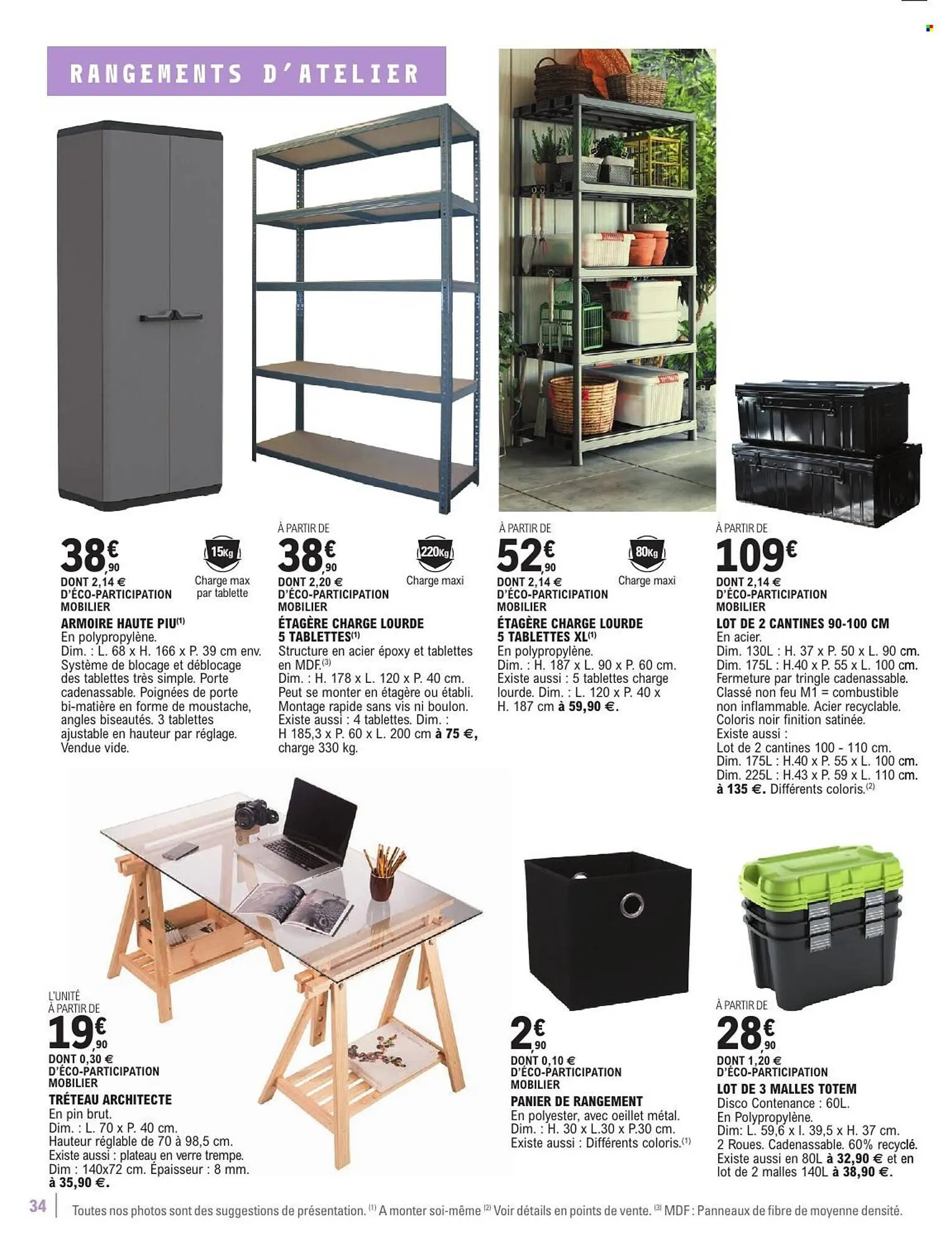 Catalogue E.Leclerc Brico du 6 janvier au 7 février 2026 - Catalogue page 34