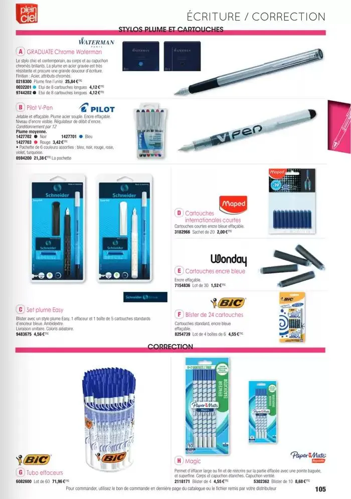Écoles et loisirs 2025 du 1 janvier au 31 décembre 2025 - Catalogue page 105