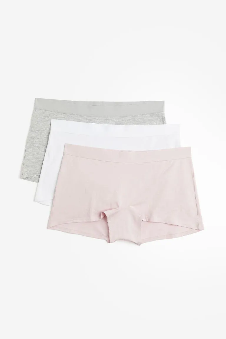 Lot de 3 culottes Shortie en coton