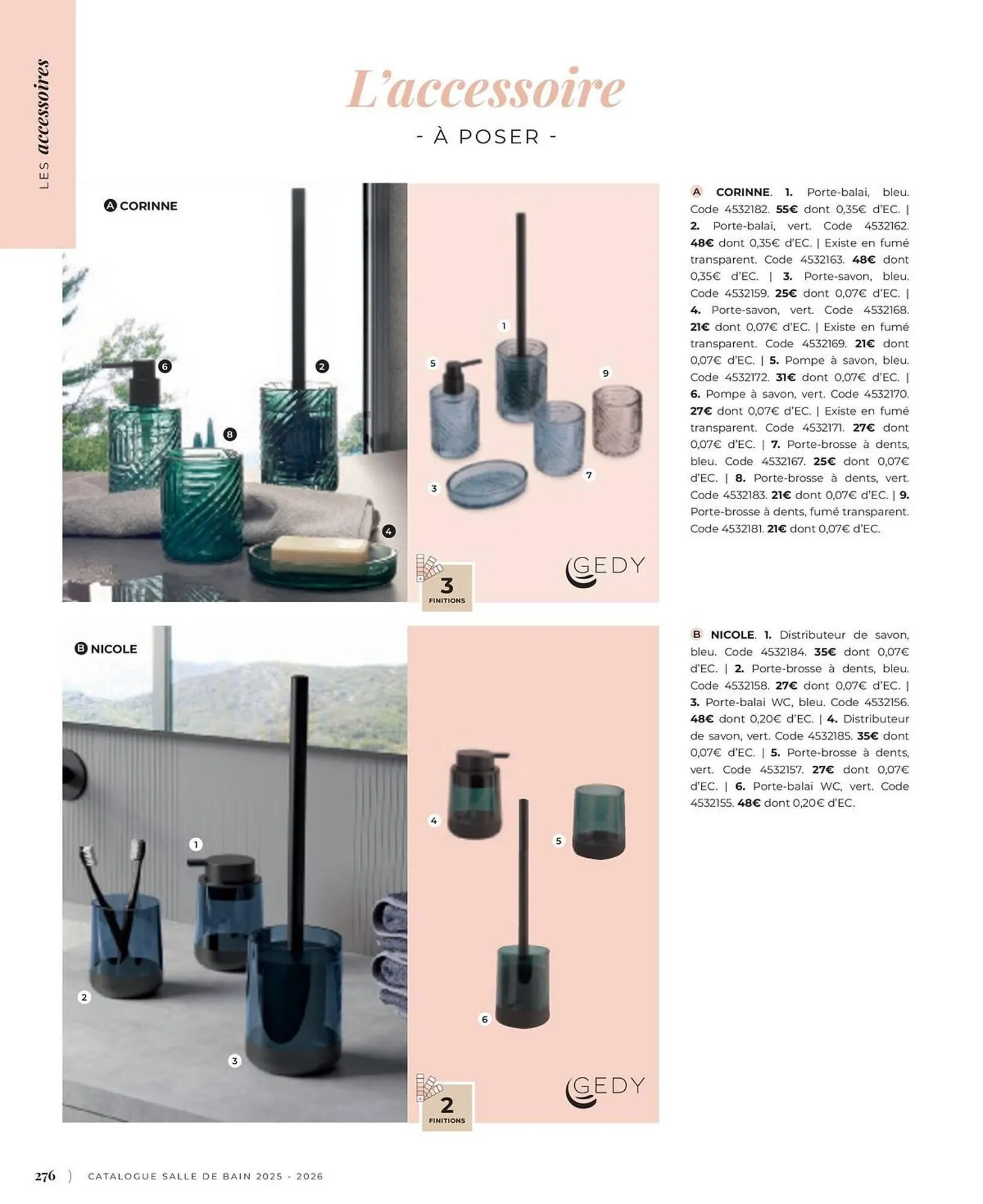 Catalogue Cedeo du 3 juin au 31 décembre 2025 - Catalogue page 276