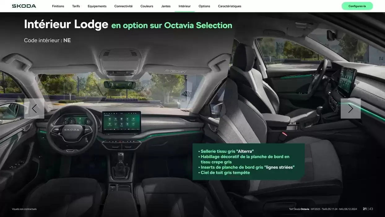 Octavia Berline Selection 1.5 TSI 116ch Hybrid DSG7 du 9 janvier au 9 janvier 2026 - Catalogue page 21