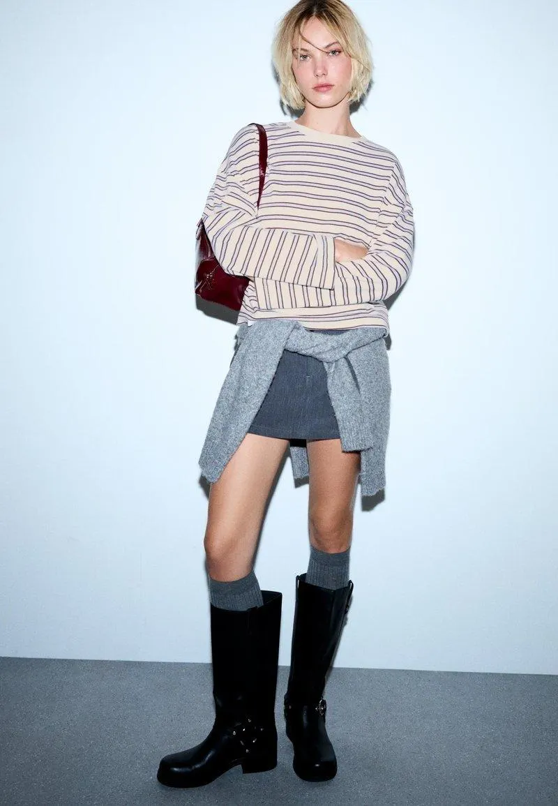 LONG SLEEVE - T-shirt à manches longues - beige