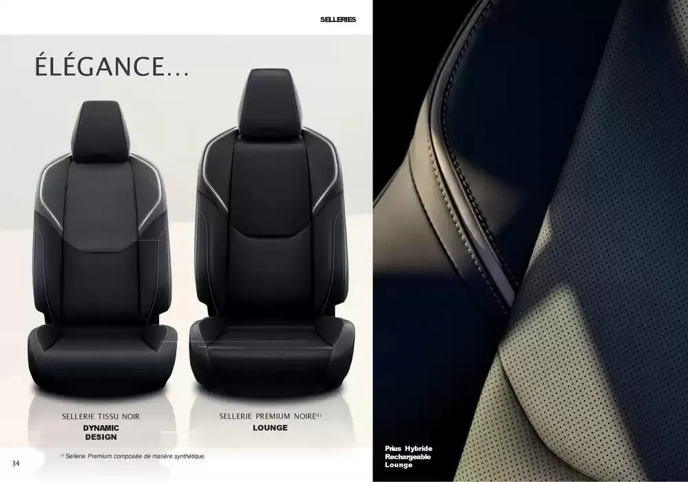 Toyota Prius Hybride Rechargeable du 16 décembre au 14 décembre 2025 - Catalogue page 34
