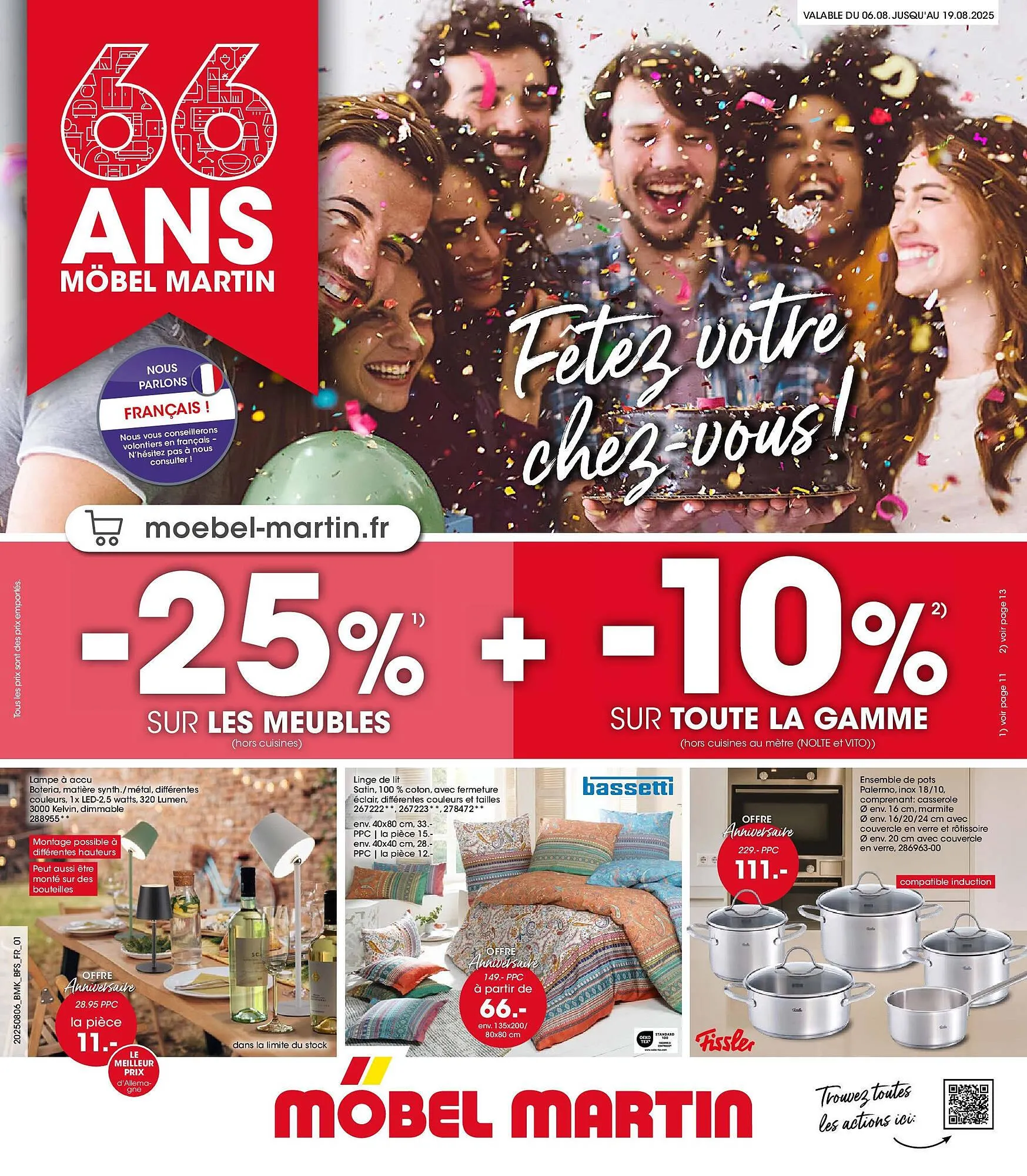 Catalogue Möbel Martin du 5 août au 19 août 2025 - Catalogue page 1