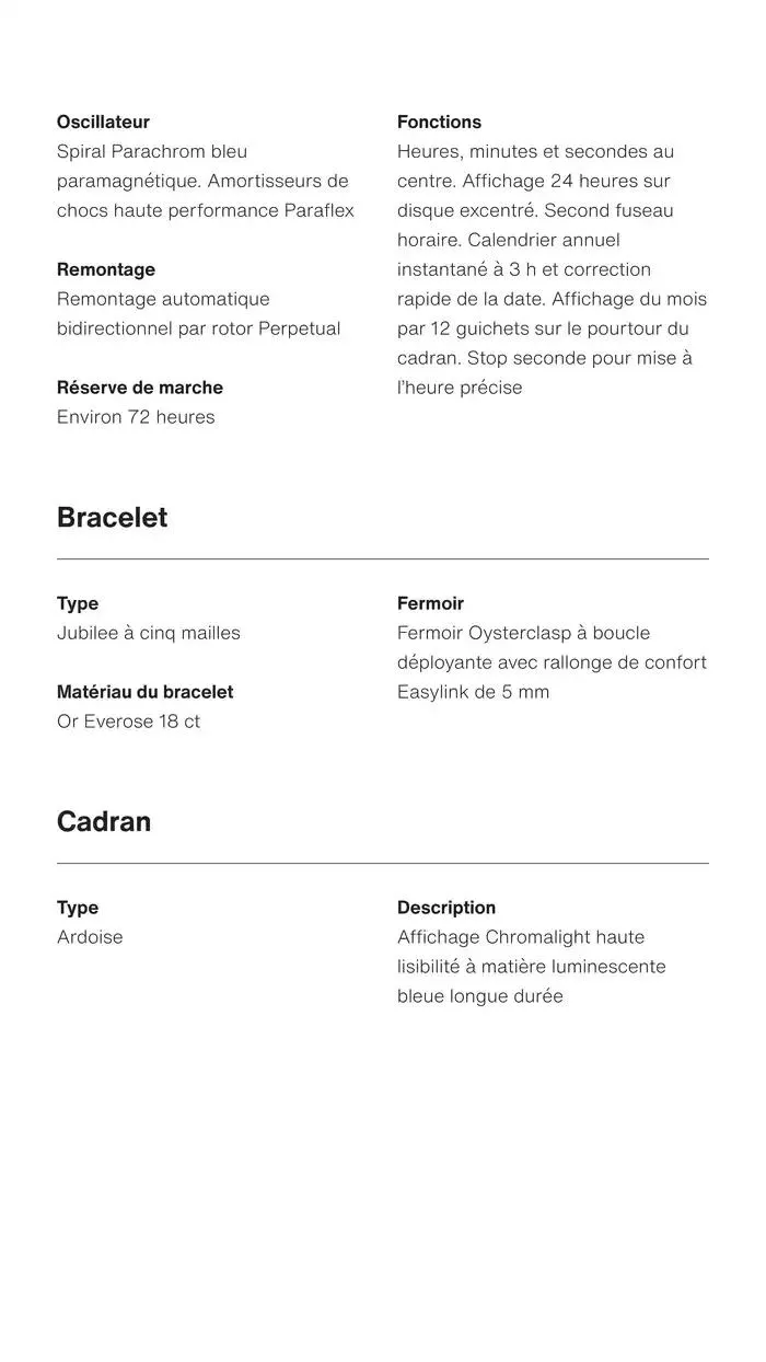 Rolex Sky Dweller du 29 janvier au 29 janvier 2026 - Catalogue page 10