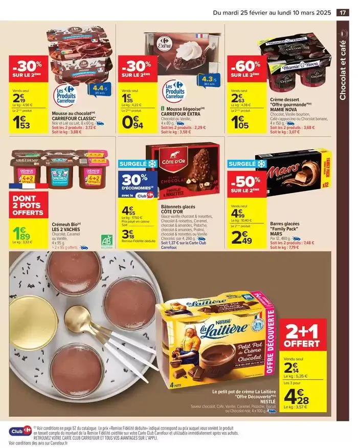 -50% SUR LE 2ÈME - CHOCOLAT ET CAFÉ du 25 février au 10 mars 2025 - Catalogue page 19