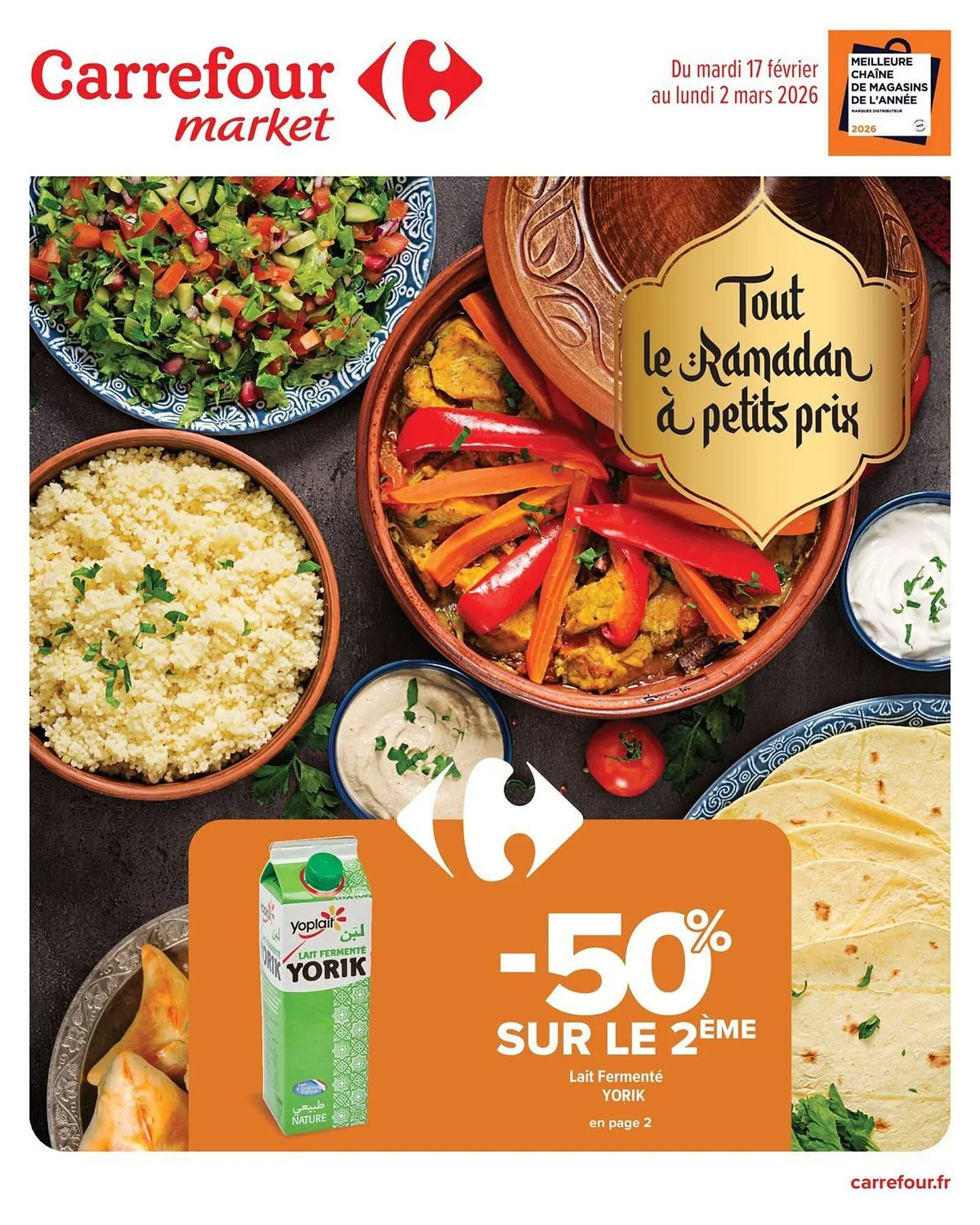 Catalogue Carrefour Market du 17 février au 2 mars 2026 - Catalogue page 1